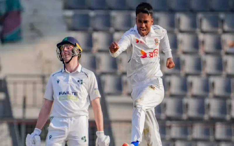 টাইগারদের কাছে আইরিশদের অসহায় আত্মসমর্পণ, ইনিংস ব্যবধানে হার